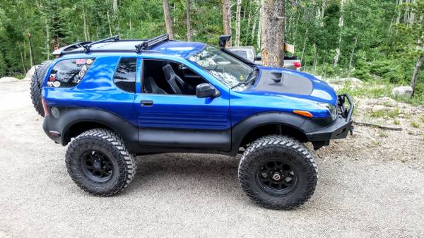 ISUZU Vehicross 1999 4×4 Lifted 37 Inch Tires and Solid Axle Swapped